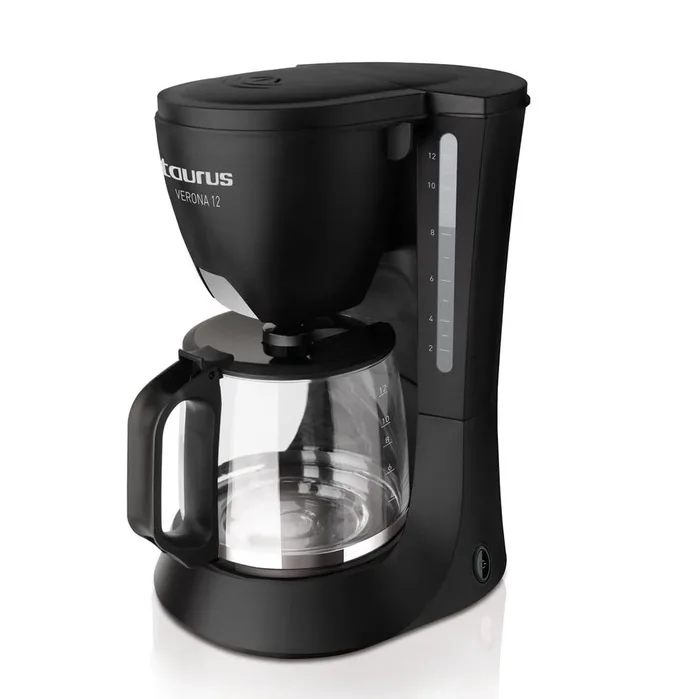 Cafetiera Taurus Verona 12. 680W, 12 cești, plită, anti-picurare, oprire automată