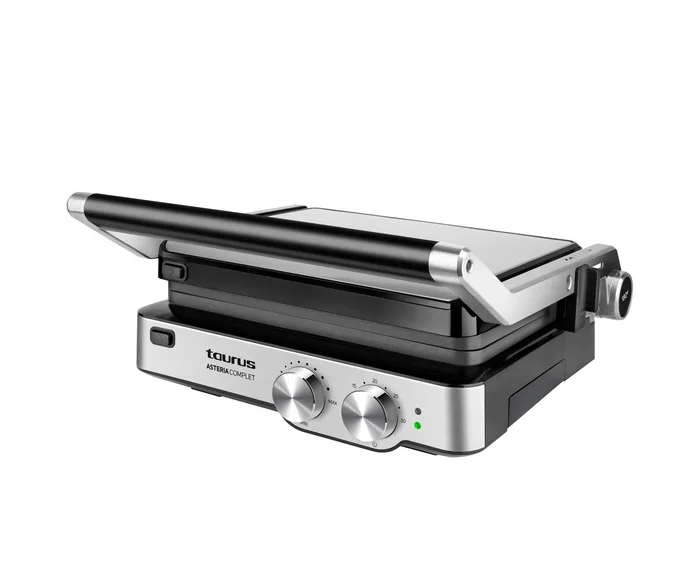 Grill electric Taurus Asteria Complet. 2000W, plăci detașabile, deschidere 180º