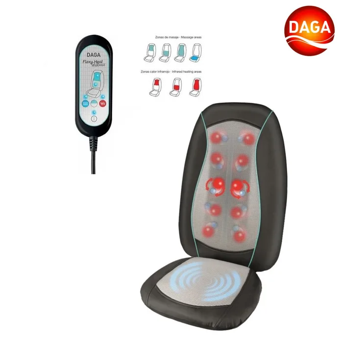 Husă de masaj shiatsu Daga MA 3500. 35W, shiatsu+vibratie+caldura – imaginea 2