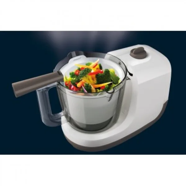 Robot Taurus Robot Vapore, 750 W, gătit alimente copii, blender/tocător/steamer – imaginea 2