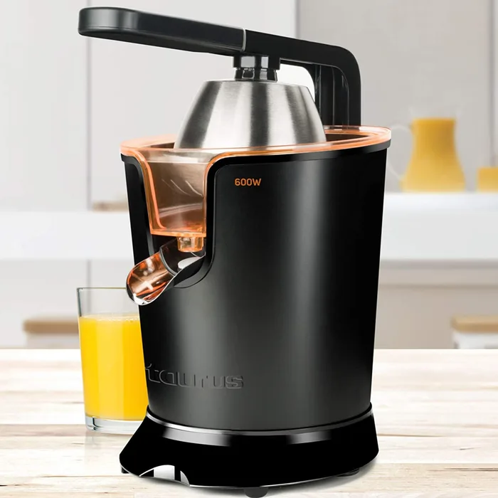 Storcător de citrice Taurus Easy Press 600, 600W, 2 conuri, 2 site, Negru – imaginea 2